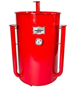 Gateway Drum Smoker - läikiv punane logoplaadiga