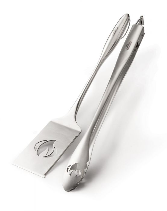 Napoleon PRO 2-osaline roostevabast grilltarvikute komplekt (grilltangid ja -labidas)