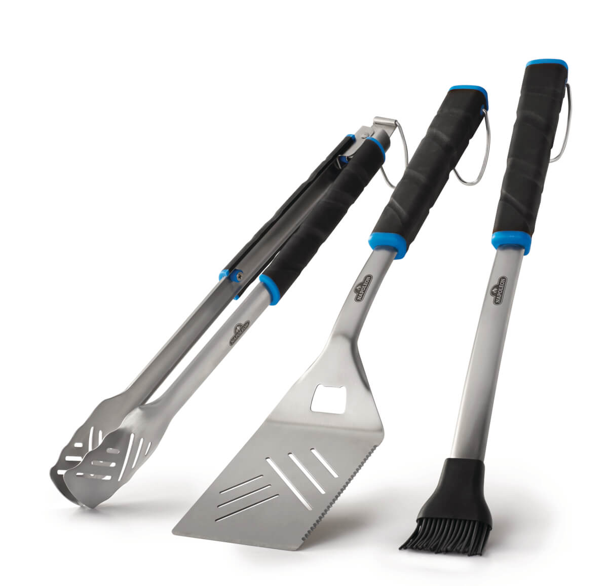 Napoleon Legend 3-osaline grilltarvikute komplekt (grilltangid, -labidas ja -silikoonpintsel)