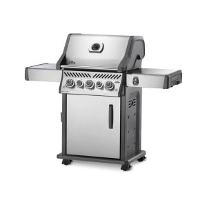 Napoleon Rogue RSE425RSIBPSS keraamilise steigipliidi ja vardapõletiga gaasigrill (roostevaba)