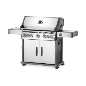 Napoleon Rogue RSE625SIBPSS keraamilise steigipliidi ja vardapõletiga gaasigrill (roostevaba)