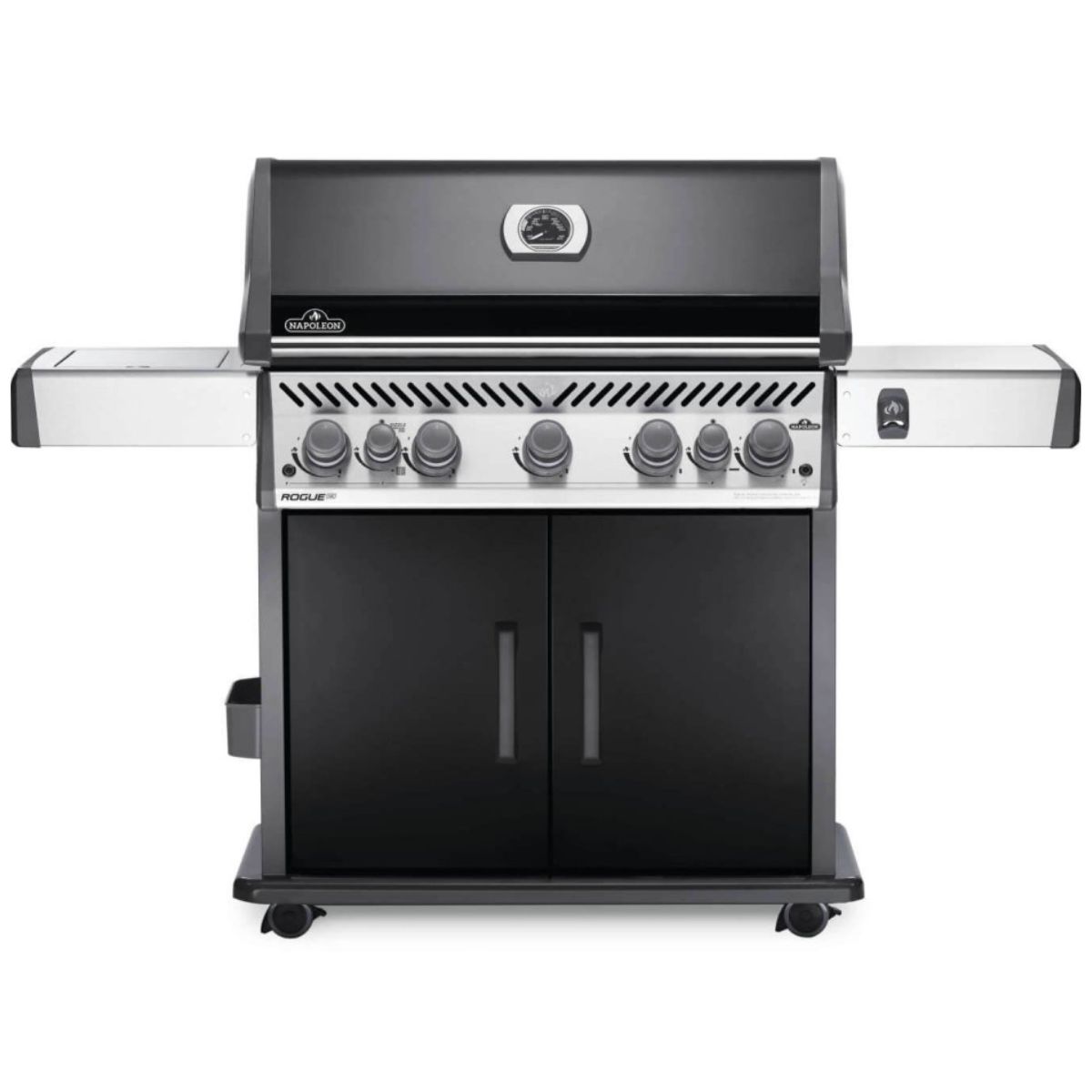 Napoleon Rogue RSE625RSIBPK keraamilise steigipliidi ja vardapõletiga gaasigrill (must) - Image 2