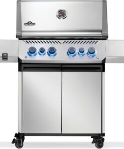 Napoleon Prestige 500RSIB keraamilise pliidi ja vardapõletiga gaasigrill (roostevaba)