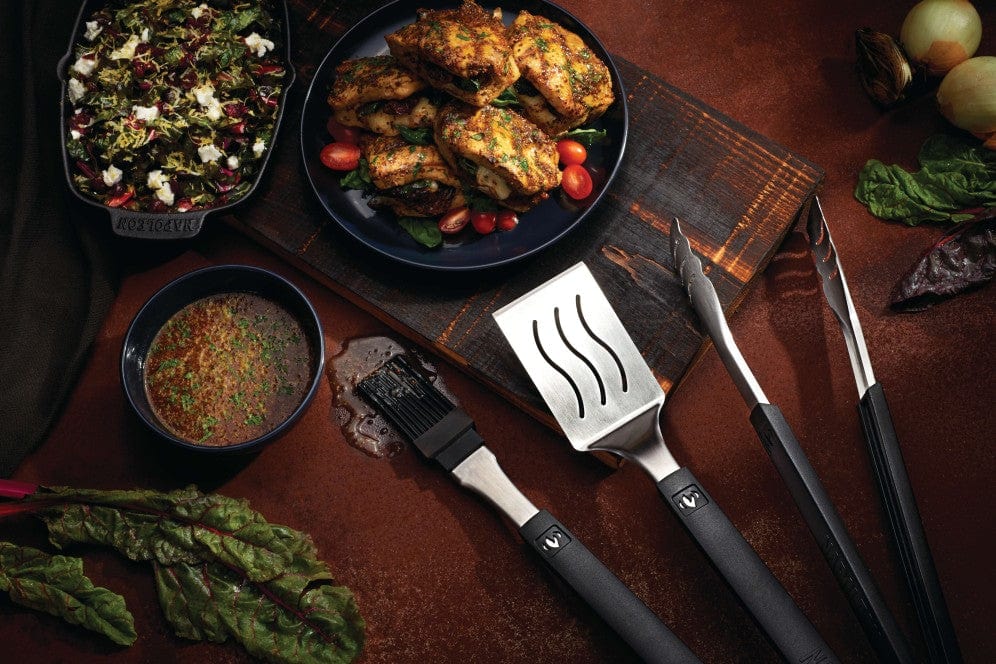 Napoleon EXECUTIVE 3-osaline grilltarvikute komplekt (grilltangid, -labidas ja -silikoonpintsel) - Image 2