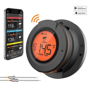 ToGrill digitaalne termomeeter grilli kaanele kahe sondiga