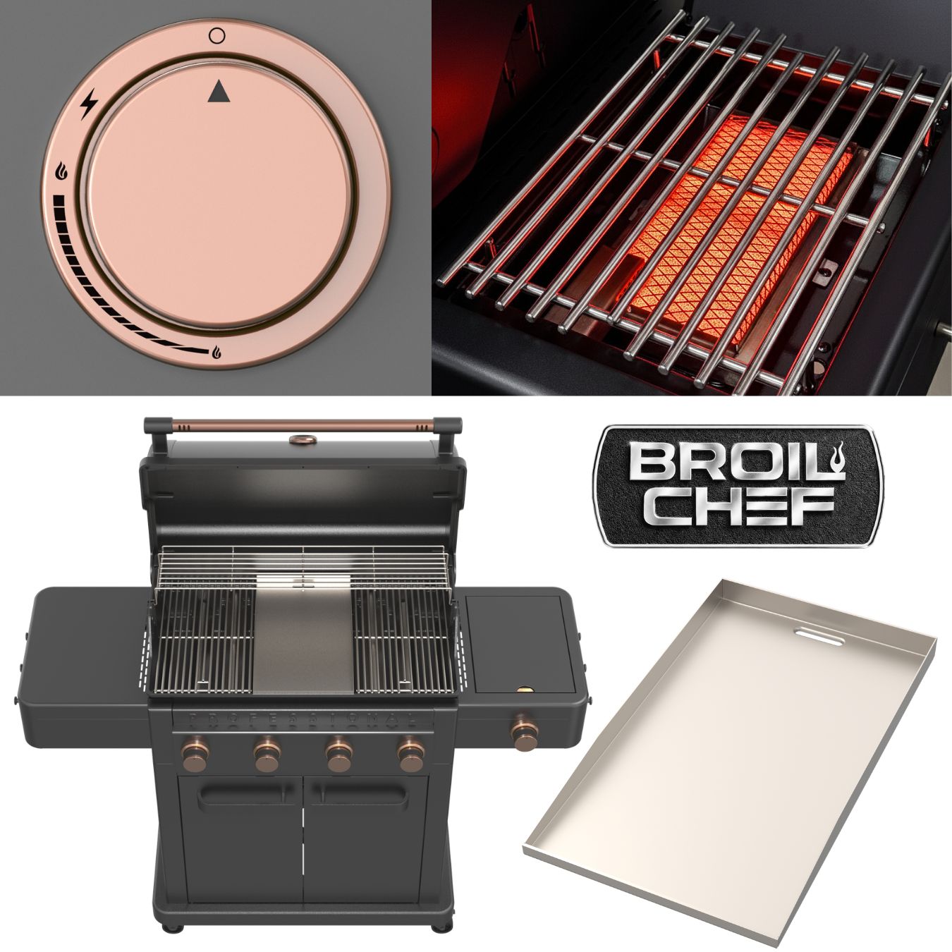 BroilChef Tahoe 3017 nelja põleti ja keraamilise pliidiga gaasigrill - Image 10
