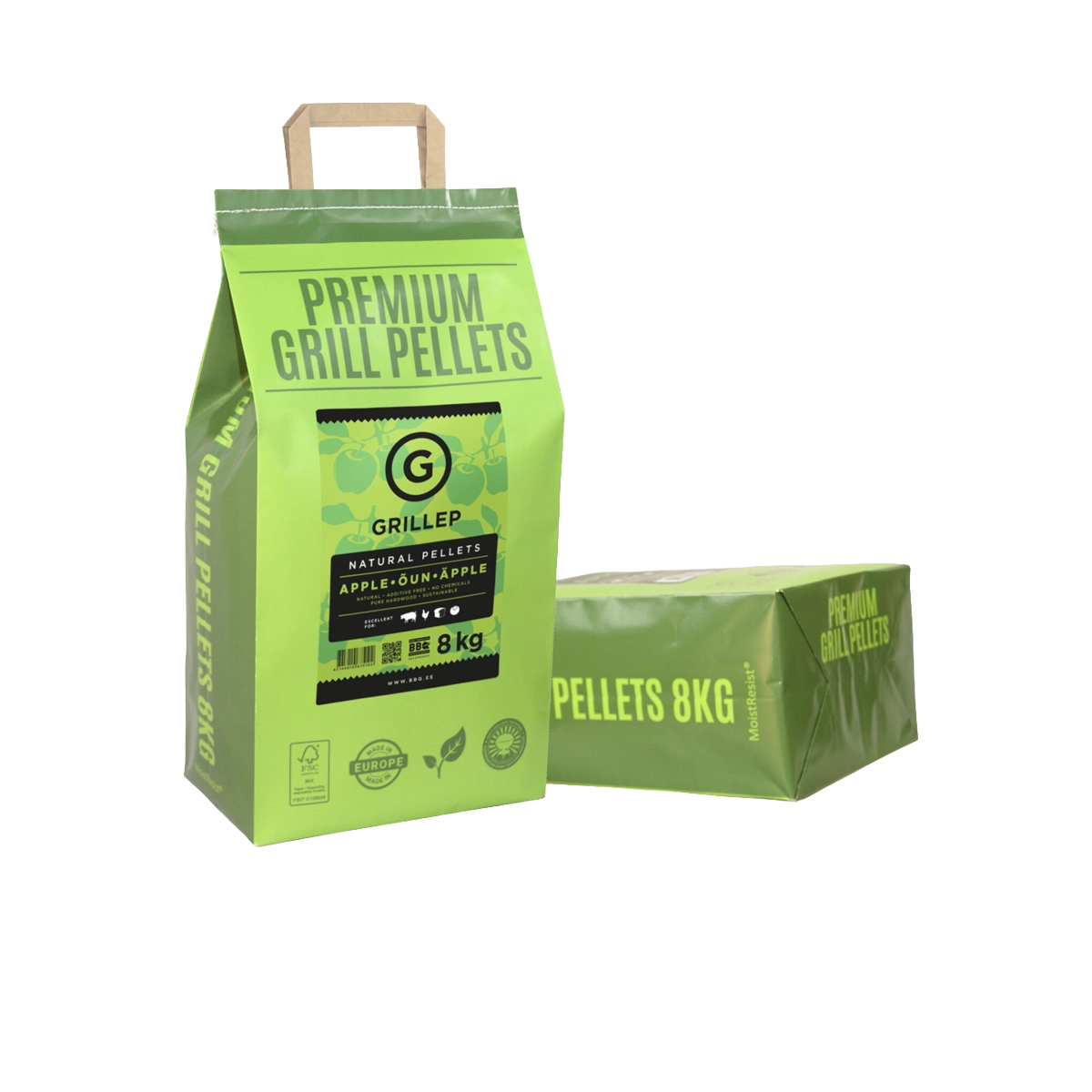 Grillep premium pellets Õun - BBQ Ässad