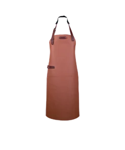 Xapron Leather long apron Dallas Cognac Apron 82:60 - BBQ Ässad